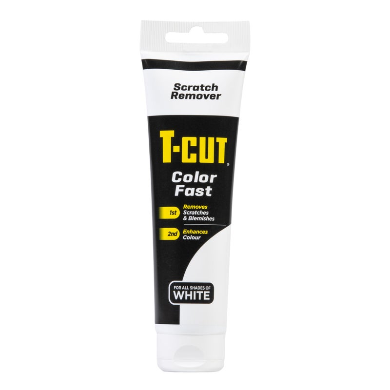 T-Cut Color Fast White Car Wax Polish Scratch Remover Color Enhancer, 5.3 Oz - Image 1